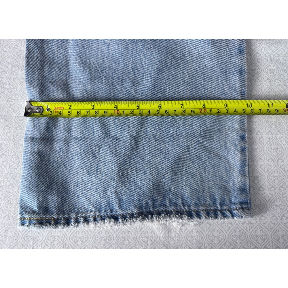 Levis Premium Low Loose Jeans Womens 28x32 Light Wash Distressed Ripped NWT‎ - Picture 12 of 12